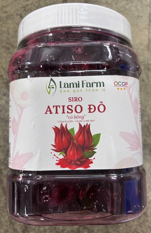 Siro Atiso đỏ Lami Farm 1kg
